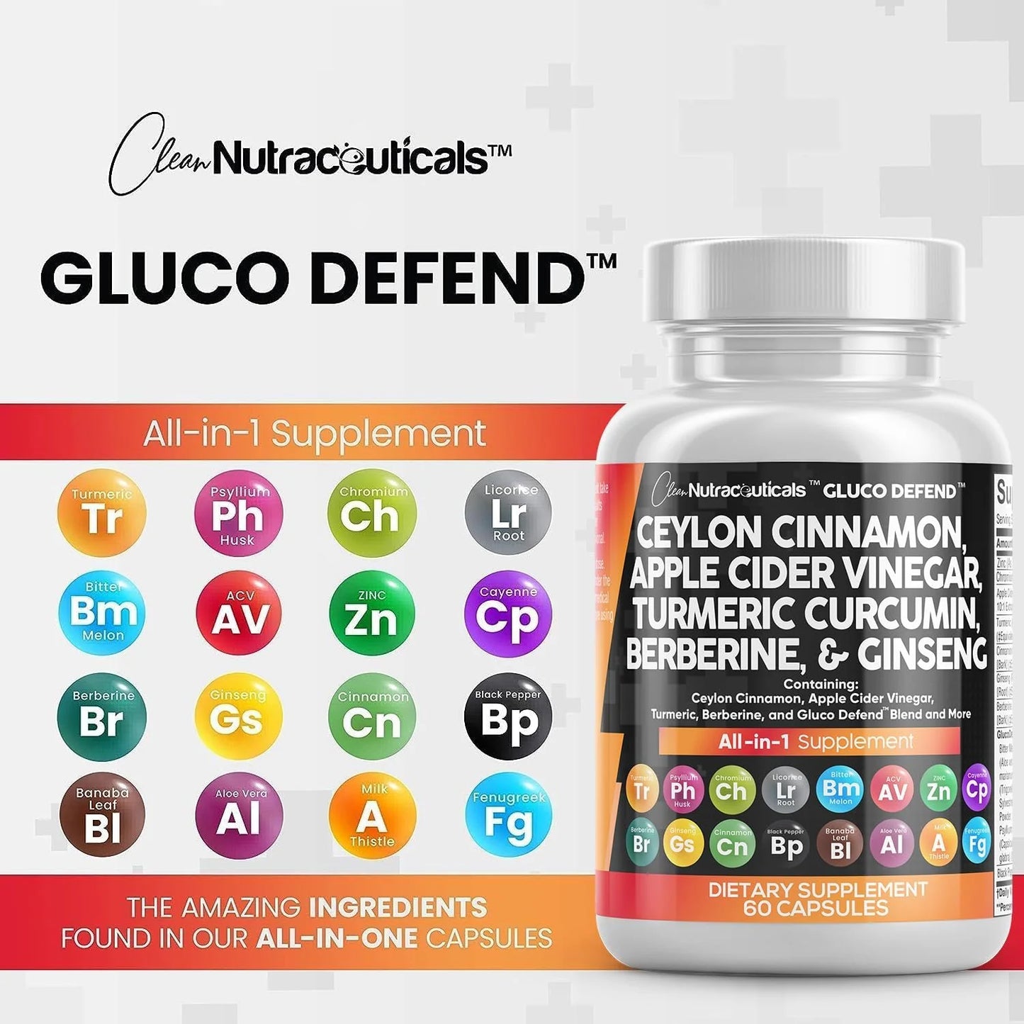 GlucoDefend™ with Ceylon Cinnamon