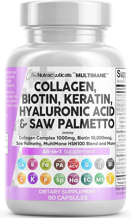 Multimane™ Hair Skin Nail Supplement